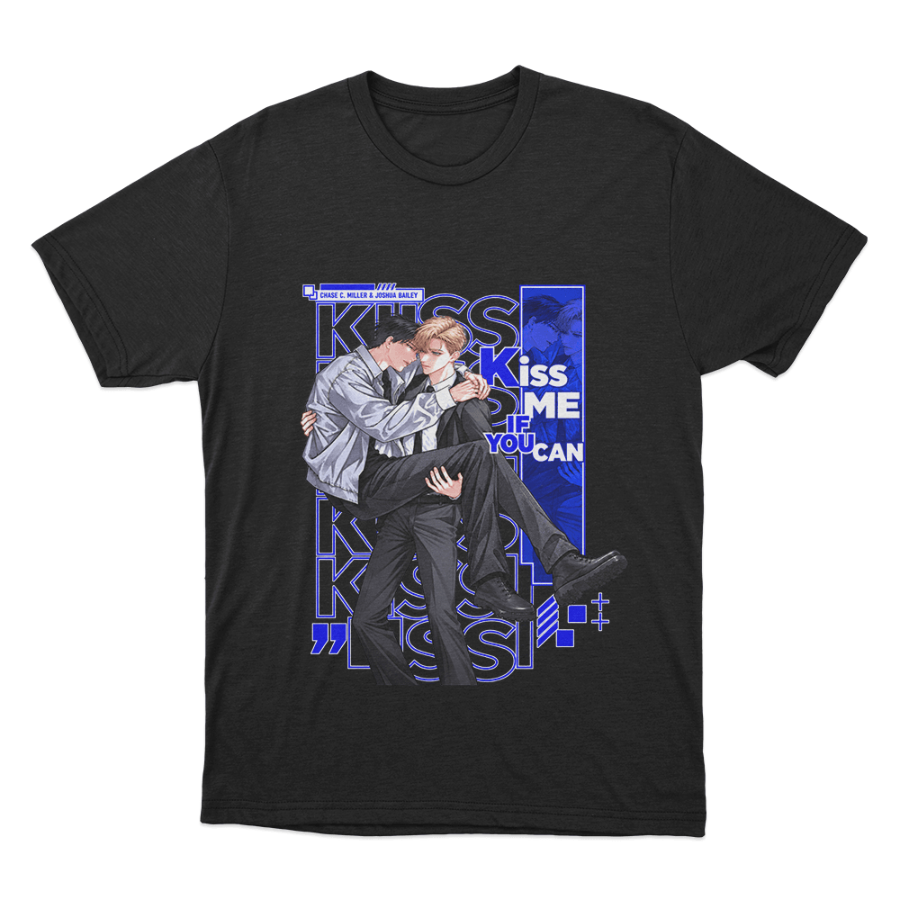 Kiss Me If You Can Chase And Joshua Couple Unisex T Shirt Black Kiss Me If You Can Chase And Joshua Couple Unisex T Shirt Black