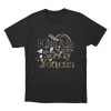 Kiss Me If You Can Golden Bullet Logo Unisex T Shirt Black