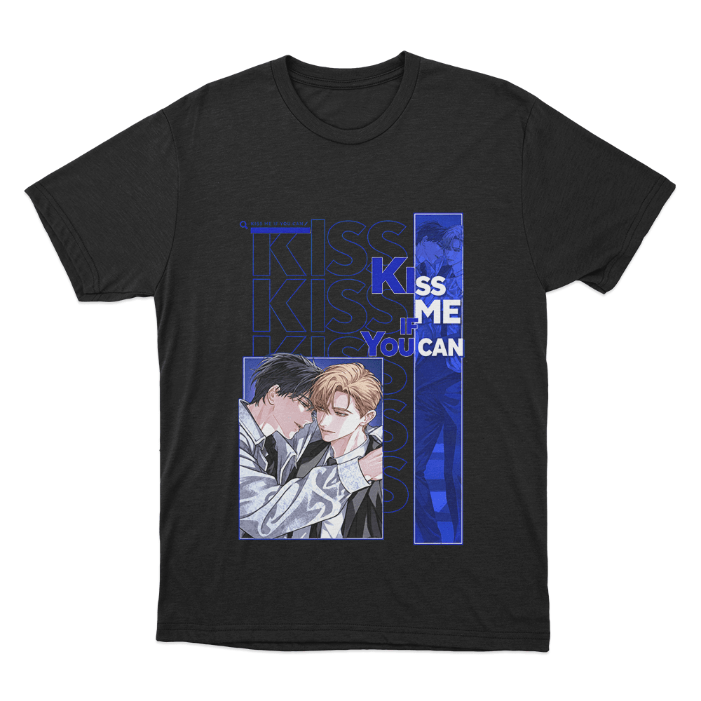 Kiss Me If You Can Intimate Couple Unisex T Shirt Black Kiss Me If You Can Intimate Couple Unisex T Shirt Black